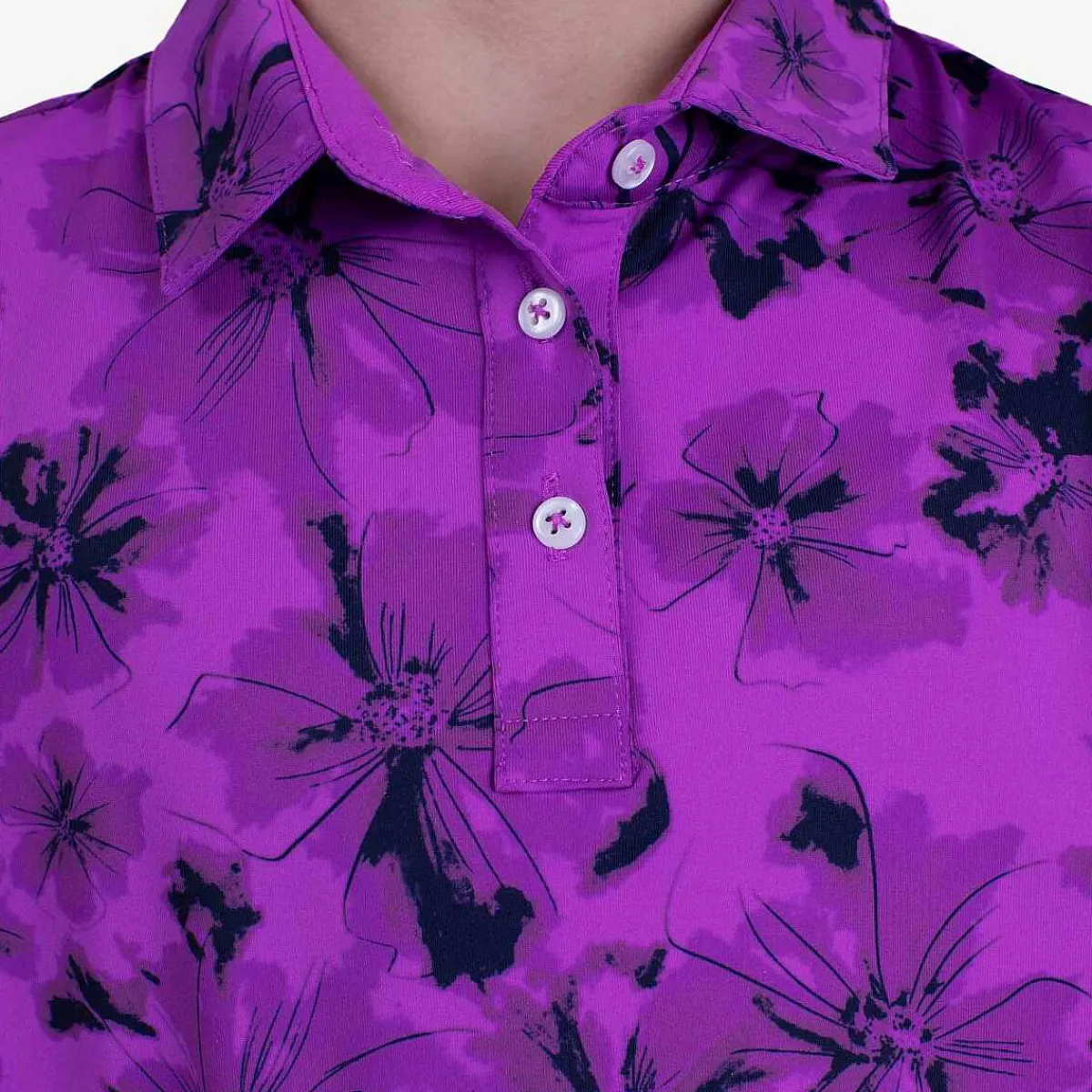 Kids KJUS Girls' Printed Polo S/S