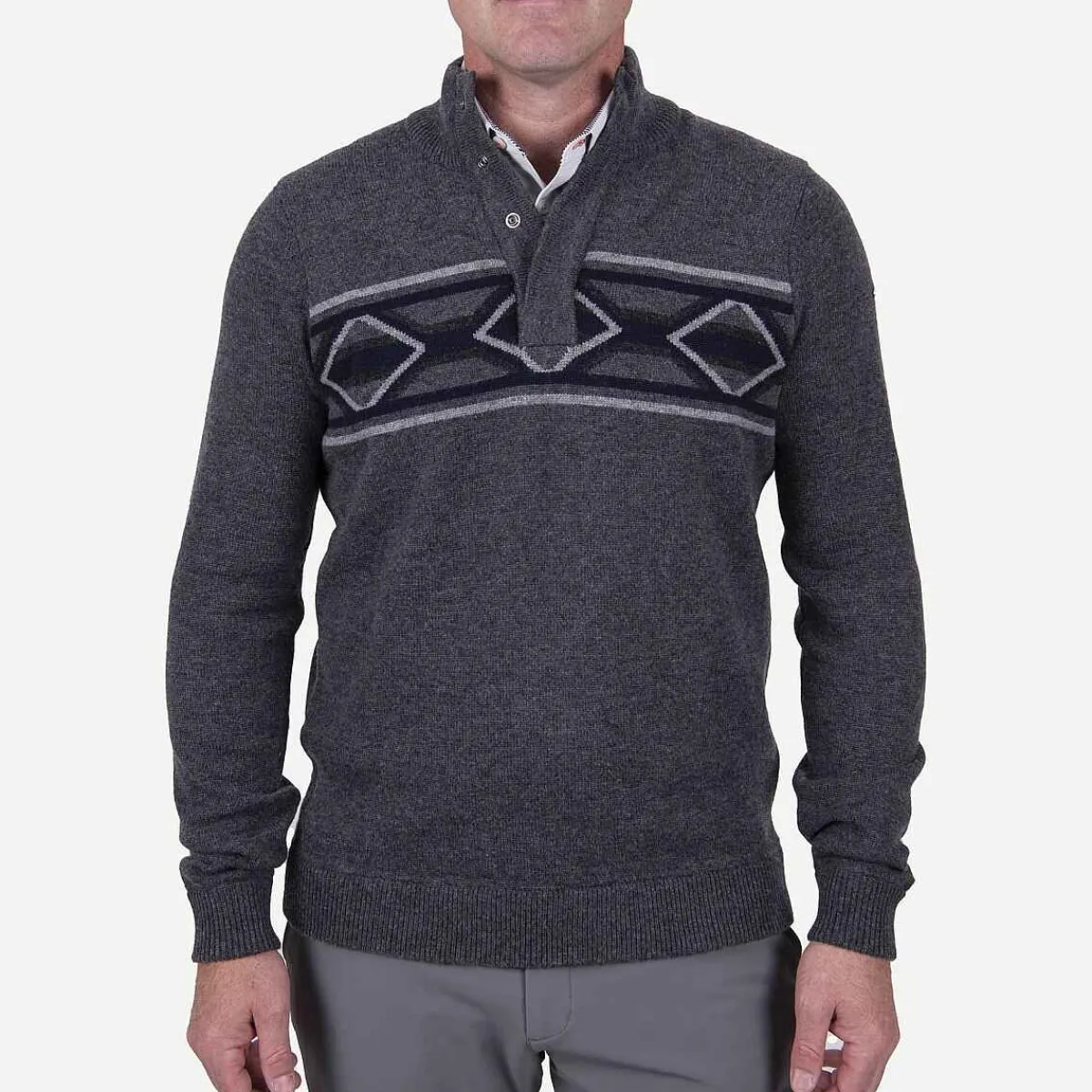 Men KJUS Men'S Celerina Placket Sweater