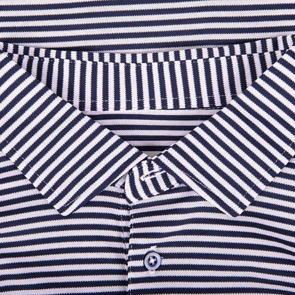 Men KJUS Men'S Lee Stripe Polo S/S