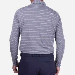 Men KJUS Men'S Soren Melange Stripe Polo L/S