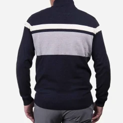 Men KJUS Men'S Stripe Sweater Half-Zip