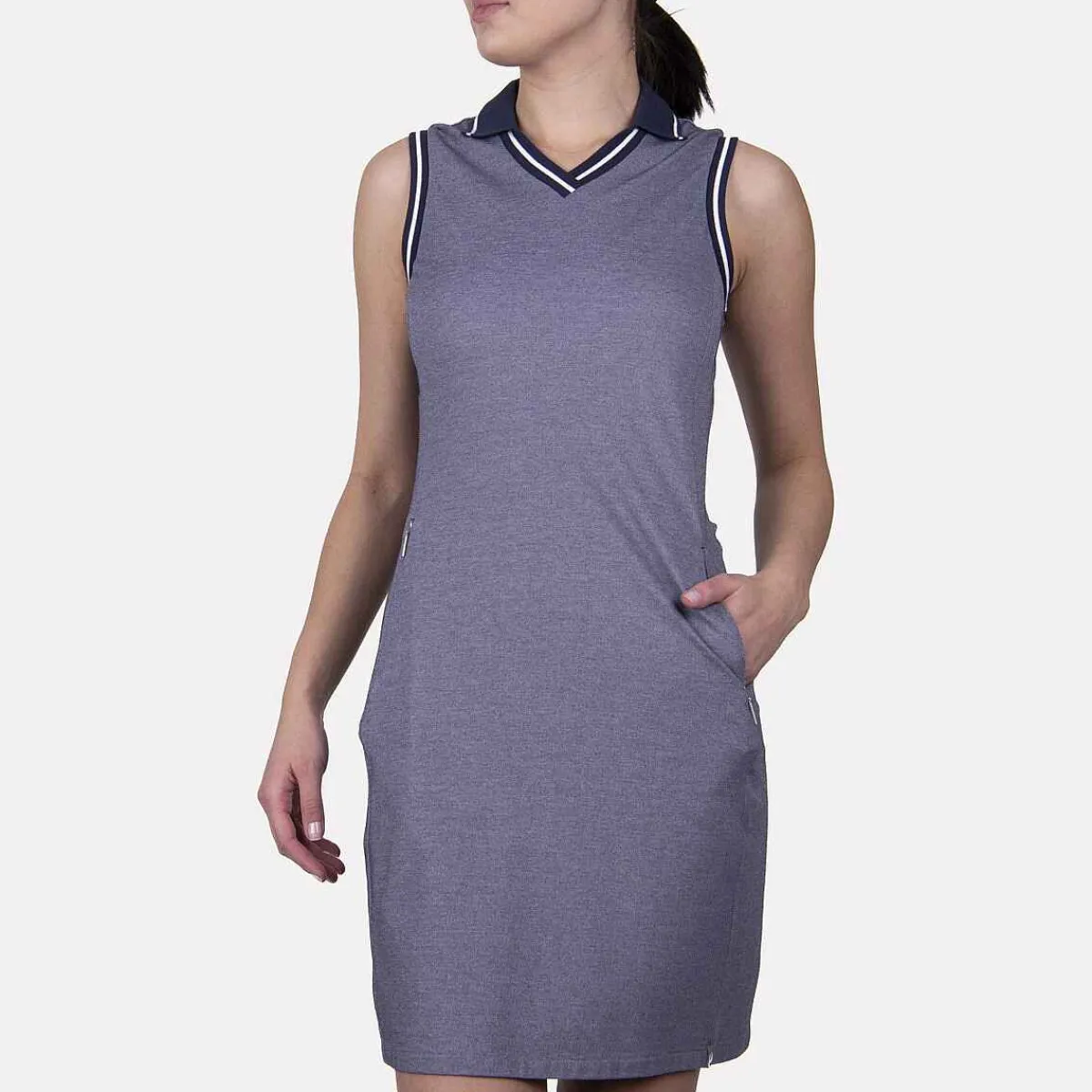 Women KJUS Women'S Bailey V-Neck Dress