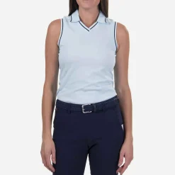 Women KJUS Women'S Bailey V-Neck Polo S/L