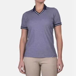 Women KJUS Women'S Bailey V-Neck Polo S/S