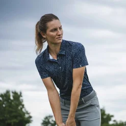 Women KJUS Women'S Enya Printed Polo S/S