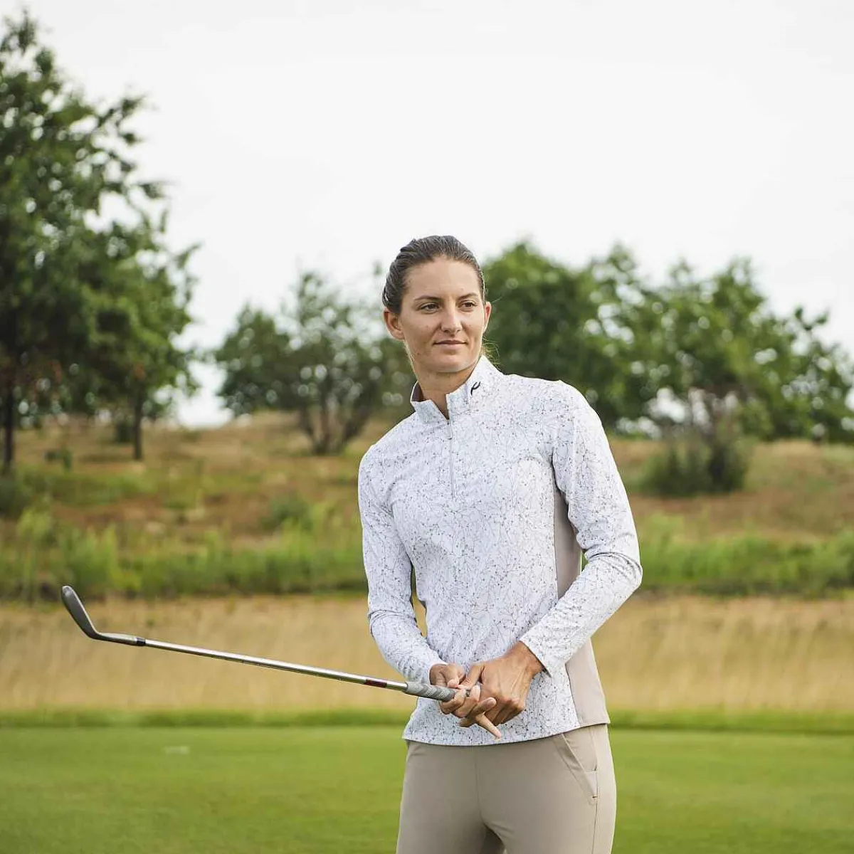 Women KJUS Women'S Sunshine Printed Half-Zip