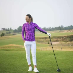 Women KJUS Women'S Sunshine Printed Half-Zip